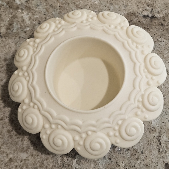 NIB Partylite Tea Votive Sea Drifters Bisque Candle Holders Set of 3 - Picture 11 of 14